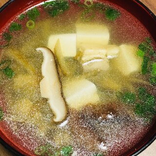 ごぼうと鶏肉の絶品お吸い物